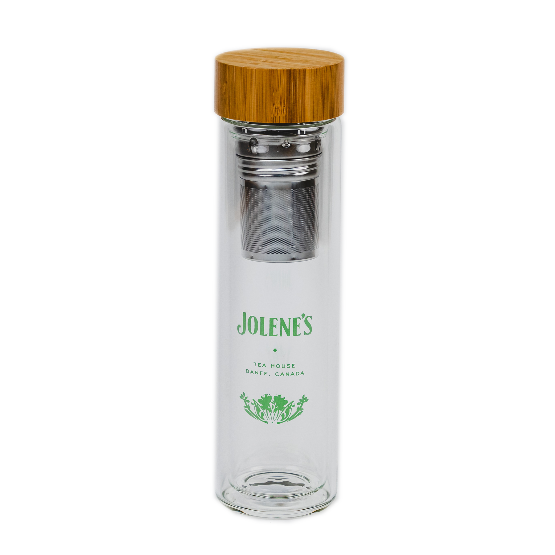 Jolene's Tea Glass Thermos with Bamboo Lid 500ml – Jolene's Tea House