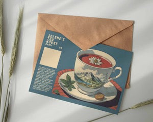 Post Card- Jolene's Tea House Banff