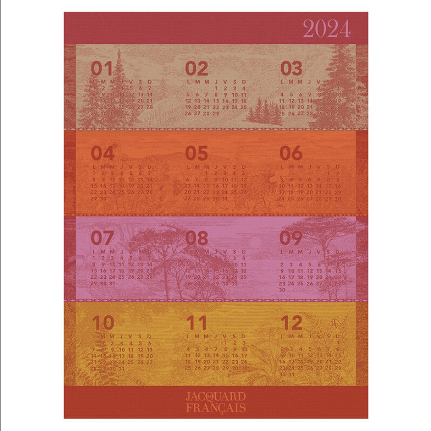 Tea Towel Le Jacquard Français - 2024 Calendar