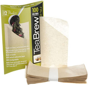 Single-Use Paper Tea Filters - 100 Pack - Jolene's Tea House